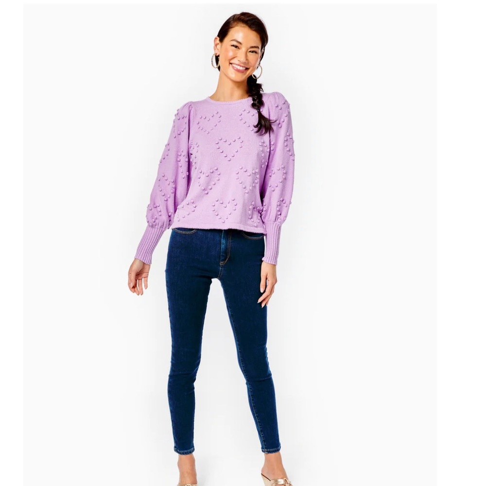 Lilly Pulitzer Kippa heart sweater - Picture 4 of 14
